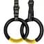 Гимнастические кольца 4FIZJO из ABS пластика, регулируемые Black/Yellow (P-5905973406109) - миниатюра 1