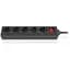 Сетевой фильтр питания REAL-EL RS-Protect M 5m, black (EL122300030) - миниатюра 1