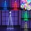 Новорічна конусна ялинка Sun Lamp розумна світлодіодна 190 ламп RGB Bluetooth 180 см - мініатюра 2