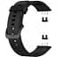 Ремінець DK Huawei Watch Fit / Fit SE Silicone Sport Full Light Classic (black) - мініатюра 2