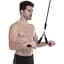 Ручка для тяги York Fitness V-подібна багатофункціональна з гумовими рукоятками, хром - мініатюра 9