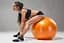 М'яч для фітнесу (фітбол) Power System PS-4012 Ø65 cm PRO Gymball Orange (PS-4012_65cm_Orange) - мініатюра 5