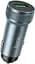 Автомобільний зарядний адаптер швидкого заряджання HOCO Z49A Level single port car charger 18W QC3.0 сірий - мініатюра 2