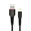 Кабель SkyDolphin S54L Soft USB - Lightning (M/M), 1 м, Black (USB-000428) - миниатюра 1