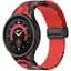 Ремінець для Samsung Galaxy Watch 4 Classic 42mm - червоно-чорний ширина кріплення 20мм силікон Watchbands Cls-color (W30-9WB62202667) - мініатюра 4