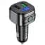 FM-трансмітер Hoco E67 Fighter QC3.0 car BT FM transmitter Чорний - мініатюра 1