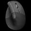 Миша вертикальна бездротова Logitech Lift Ergonomic Graphite (910-006474) - мініатюра 1