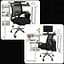 Офисное кресло Sofotel Care Life Black Mesh (CF-09) - миниатюра 6