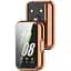 Чохол-накладка DK для Samsung Galaxy Fit3 (R390) Silicone Face Case (rose gold) - мініатюра 2