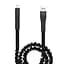 USB кабель Gelius Pro Spring Cable Lightning 1.2m 2.4 А GP-UC101 Black - мініатюра 1