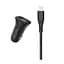 Автомобільний зарядний пристрій SkyDolphin SZ09L (2USB, 3.4A) Black + кабель Lightning (AZP-000109) - мініатюра 2