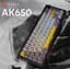 Клавіатура ігрова механічна бездротова Ajazz AK-650B Black RGB Flying Fish Switch Hot-Swap 2.4G/Bluetooth/USB - мініатюра 6