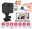 IP Мінікамера VStarcam CB75 з підтримкою 4G Sim-карти віддалений перегляд тепловий датчик руху PIR нічний запис - мініатюра 2