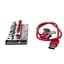 Райзер T-Riser PCI-E 1x to 16x 60cm v.08 6-pin/Molex/Sata White Б/в - мініатюра 3
