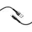 Кабель Hoco U89 Pisces Cable USB to Type-C 3A 1,2m Black - мініатюра 1