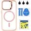Чохол із підставкою MagSafe TPU PC Metal Stand Case Apple iPhone 14 Pro Pink - мініатюра 1