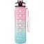 Мотиваційна пляшка OldBro для води з часом без BPA Tritan фітнес спорт прогулянка pink Blue 1 л - мініатюра 1