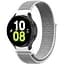 Ремінець нейлоновий на липучці BeWatch для Samsung Galaxy Watch 4/5/6 Білий (1011311.2UW) - мініатюра 1