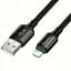 Дата кабель Hoco X127 Exceed USB to Lightning 12W (1m) Black - миниатюра 4
