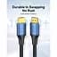 Кабель мультимедійний HDMI M to HDMI M 1.5m 8K cotton braided blue Vention (ALGLG) - мініатюра 3