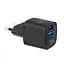Зарядний пристрій мережевий MAKE 20W GaN3 Mini Type-C PD3.0 + USB QC3.0 Black - мініатюра 4