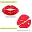 Дзеркальний декор Wall Sticker SW-00002500 декор акриловий самоклеючий Губи 2 шт. червоний - мініатюра 3