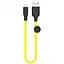 USB Cable Hoco X21 Plus Fluorescent MicroUSB Yellow 1m - мініатюра 1