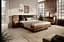 Кровать (каркас) Perfect Home Милтон/Milton 160 с мягким изголовьем двуспальная Каштан/антрацит (PFH-091084) - миниатюра 5