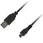 Кабель Piko USB - micro USB V2.0 (M/M), 1 м, Black (1283126474088) - миниатюра 1