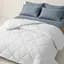 Євро ковдра Cosas з натуральної бавовни 4 сезони 195х215 White CS1 білий (Quilt_195x215_DSeason-SiliSoftPuff) - мініатюра 3