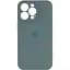 Чохол Silicone Case Full Camera Protective AA для Apple iPhone 14 Pro 6.1" Зелений / Pine green - мініатюра 1
