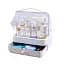 Органайзер для косметики XPRO YM206 Single Drawer белый на 2 секции (MER-14969_551) - миниатюра 3