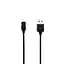USB Cable Hoco X6 Khaki Lightning Black 1m - мініатюра 1