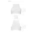 Спортивный топ с прозрачной вставкой Passion PS006 TOP white L - миниатюра 3