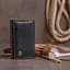 Горизонтальне портмоне зі шкіри унісекс на магніті ST Leather 19331 чорне - мініатюра 8