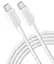 Кабель Anker 322 USB-C to USB-C - 0.9m Nylon White teh0022033 - мініатюра 2