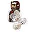 Пустушка силіконова Lovi I love, симетрична, 6-18 міс., бежевий з сірим, 2 шт. (22/868) - мініатюра 6