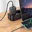 СЗУ Hoco N61 Gentle PD20W+QC3.0 (1USB-A/1C) + кабель Type-C to Type-C Black - миниатюра 6