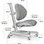 Детское кресло Mealux Ortoback Grey (Y-508 G) - миниатюра 2