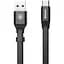 Кабель Baseus Nimble Portable Cable USB to Type-C 0.23m CATMBJ-A01 Black - миниатюра 1