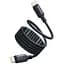 Дата кабель Baseus PicoGo Type-C to Type-C 240W (2m) (E04233) Cosmic Black - мініатюра 1