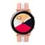 Ремінець для Samsung Galaxy Watch 4 40mm - рожево-білий ширина кріплення 20мм силікон Watchbands D2 Normal (W37-0WB884351) - мініатюра 2