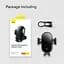 Автомобильный держатель холдер с БЗП Baseus LightChaser Series Wireless Charging Electric Car Mount 15W C40355900121-00 Black - миниатюра 10