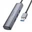 Хаб адаптер Borofone DH12 Smart 4-in-1 converter (Usb to Usb3.0x4) кабель 1.2 метра - мініатюра 6