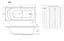 Ванна акриловая Radaway Kea 170x75 + ножки (WA1-04-170x075U) - миниатюра 4