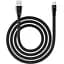 USB Cable Hoco U57 Twisting Type-C Black 1.2m - мініатюра 1