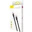 Кабель Baseus Cafule Cable Type-C to Type-C PD2.0 60W 20V 3A 1m CATKLF-G91 Black-Red - миниатюра 2