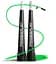 Скакалка швидкісна PowerPlay 4202 Ultra Speed Rope Зелена 2,9 м (PP_4202_Green) - мініатюра 1
