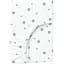 Простынь Cosas на резинке 80х190х25 grey stars cs1, белый (StarGrey_80x190x25) - миниатюра 1
