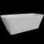 Ванна окремостояча глянцева Amidicon Atlant 160x75 з литого каменю ATLANT_160_HL, Білий - мініатюра 8